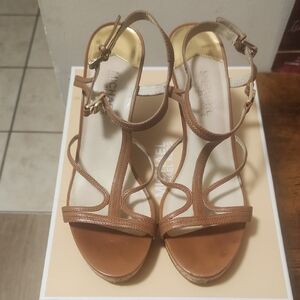 Michael Kors Tan Strappy Sandals